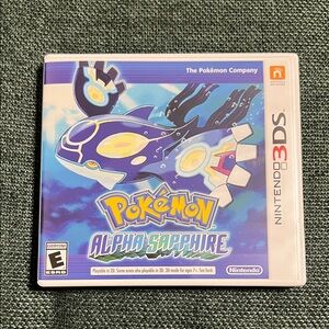 *NO GAME* Nintendo 3DS Pokémon Alpha Sapphire Case Only